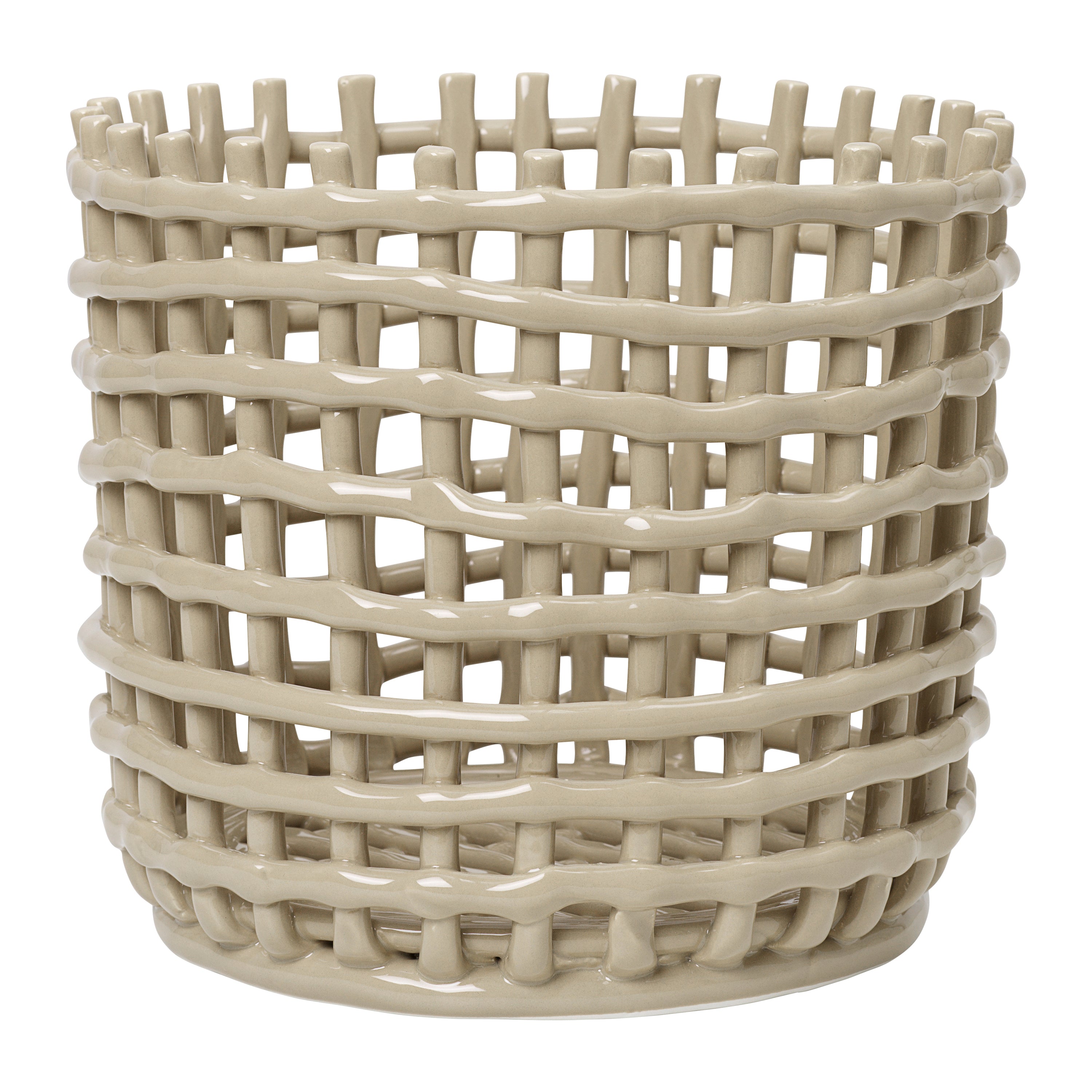 Ferm Living Ceramic Mand Large - Cashmere