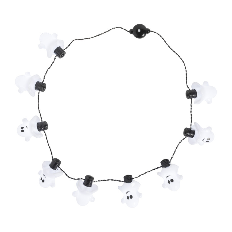 Ketting met lichtjes - spookjes - &Oslash;44 cm