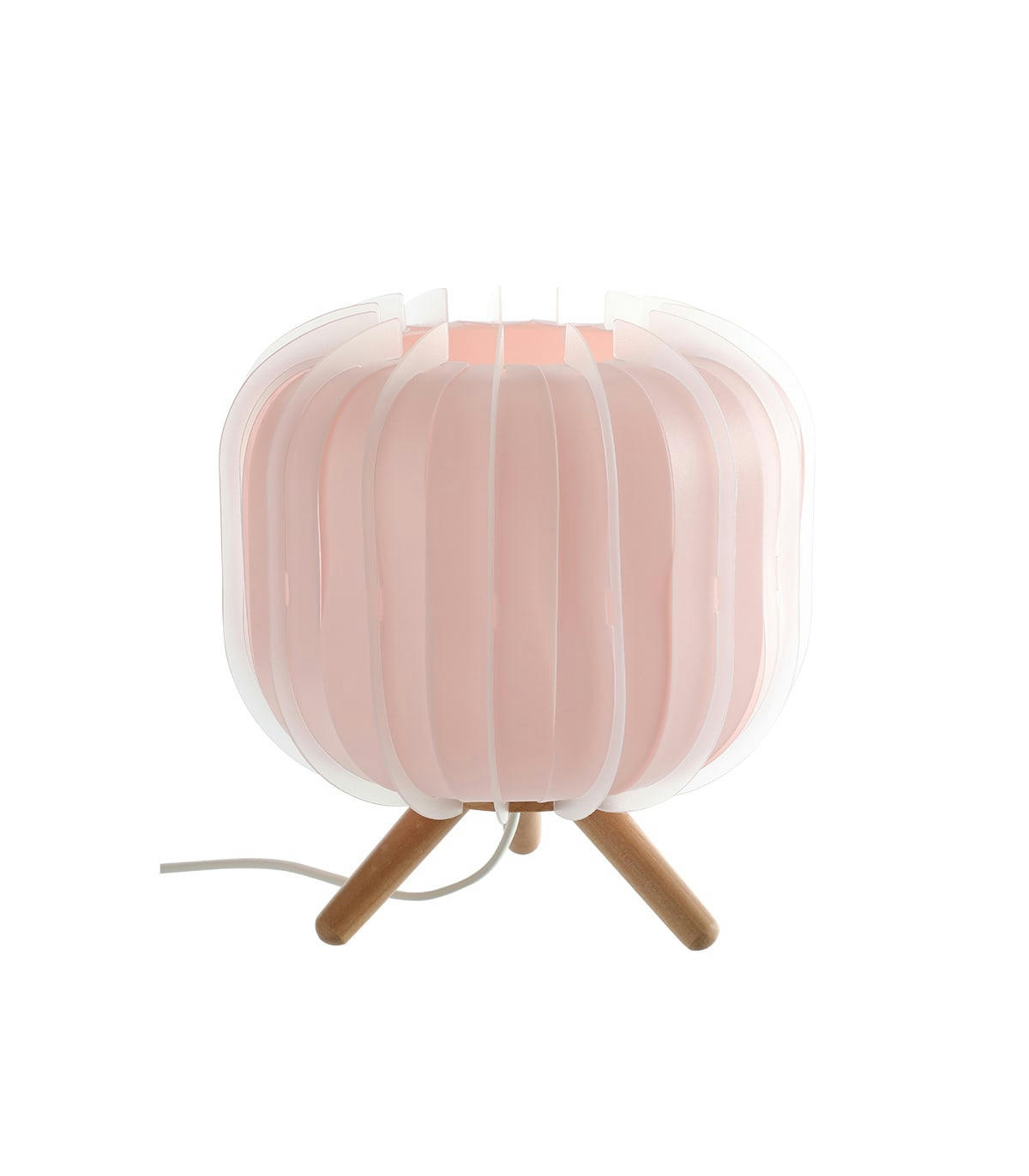 KLARA - Lampe en polypropylène rose h.20 cm