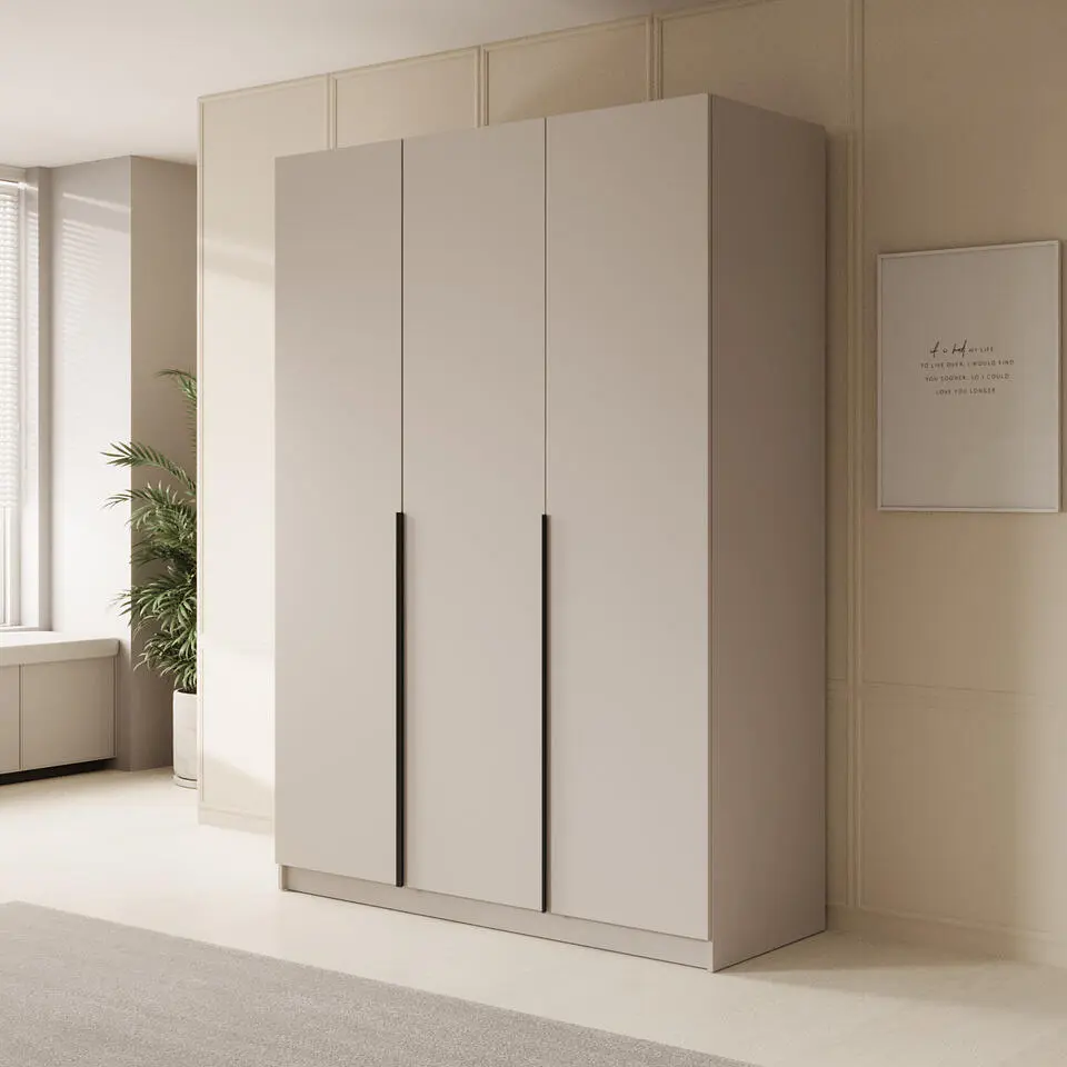 Meubella - Kledingkast Sabre - Beige - 150 cm