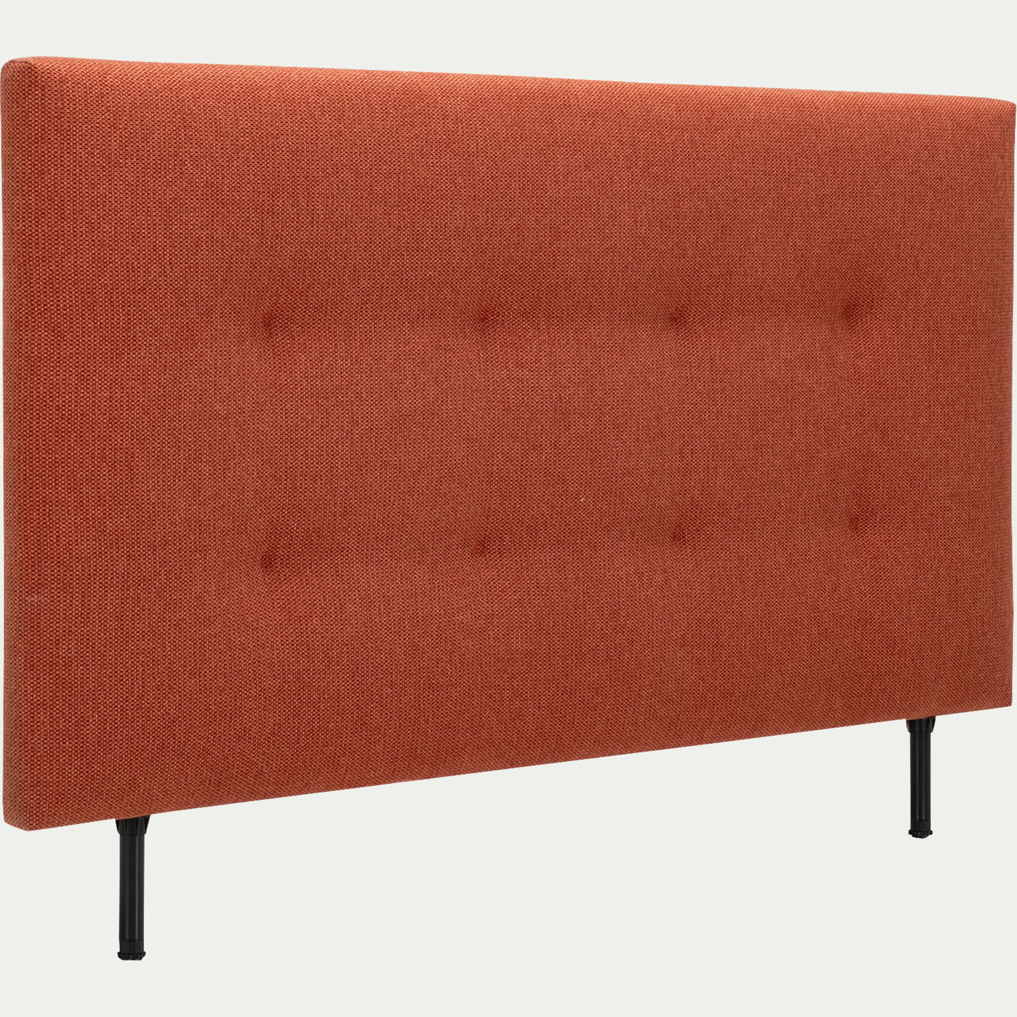 MARGO - Tête de lit capitonnée en tissu L182cm - terracotta