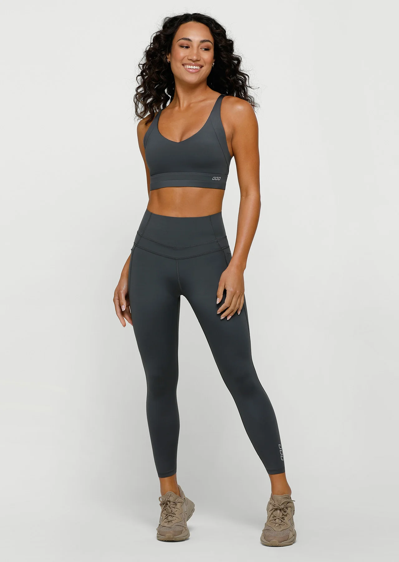 Stomach Support Zip Phone Pocket Ankle Biter Leggings