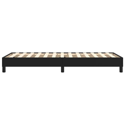 NNEVL Box Spring Bed Frame Black 100x200 cm Faux Leather