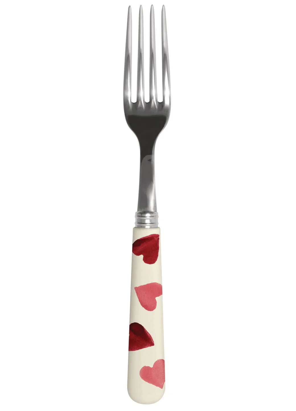 Pink Hearts Set Of 4 Forks