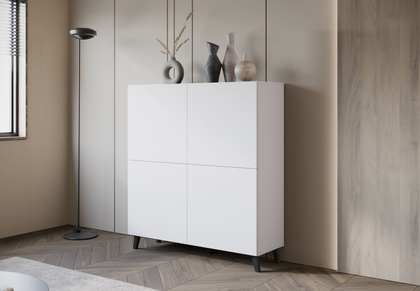 Komoda LOKET H 120 biały