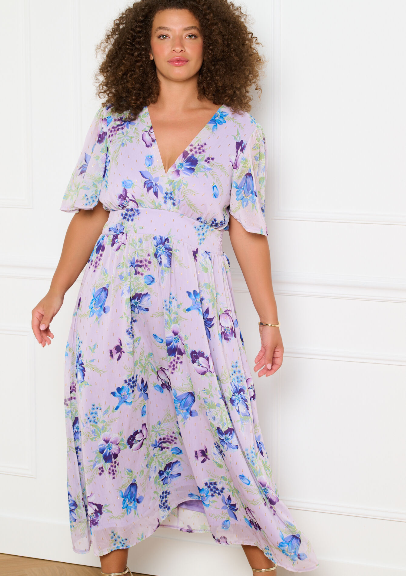 Maxi-jurk met bloemen
