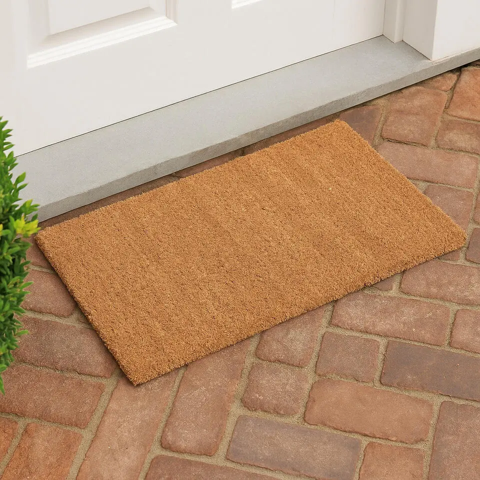 Sorx Deurmat - kokos - bruin - 80 x 50 cm