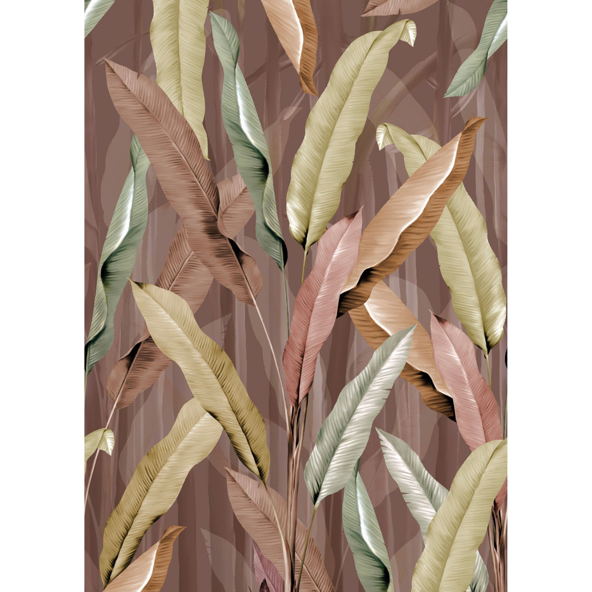 Superfresco Easy Fotobehang - Leaves Pink - Roze - 280x200cm
