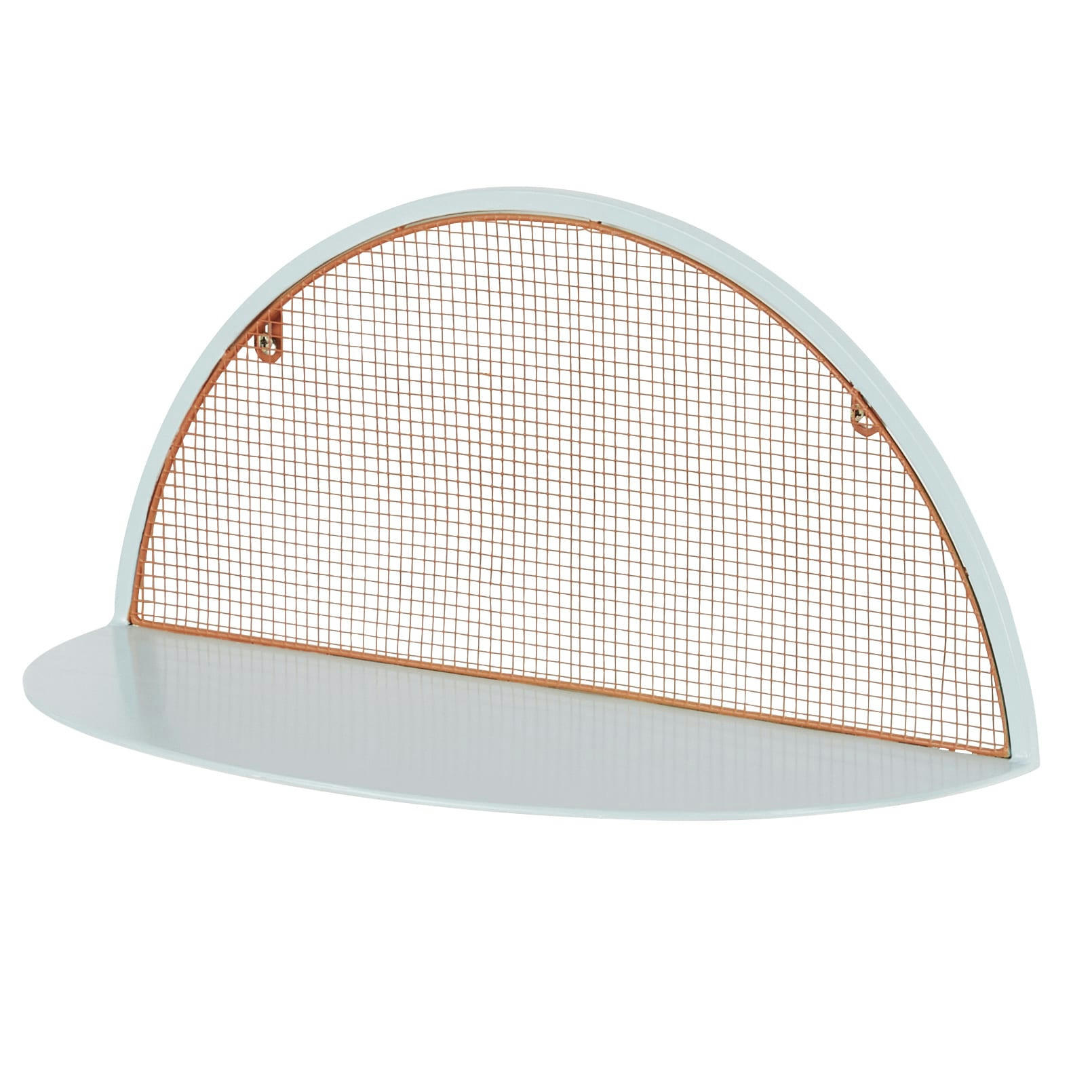 MARCEL - Etagère murale bleue et orange