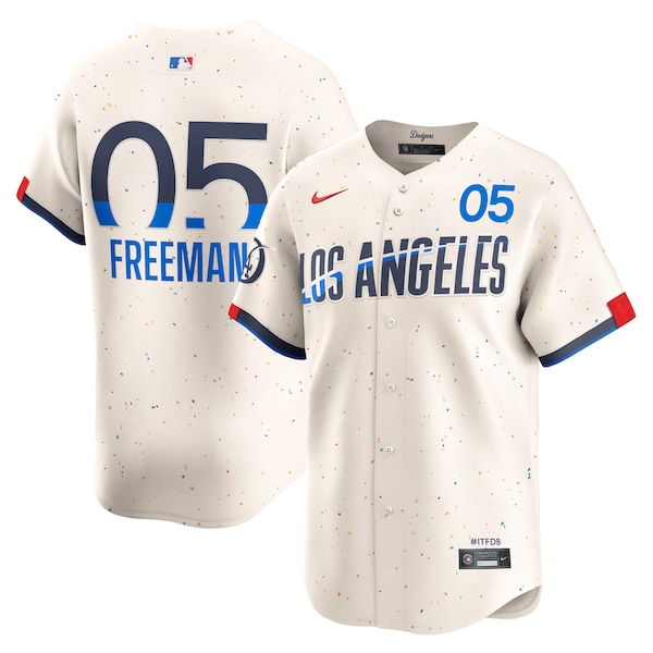 Freddie Freeman Los Angeles Dodgers Nike 2024 City Connect Limited Player Jersey - Cream
