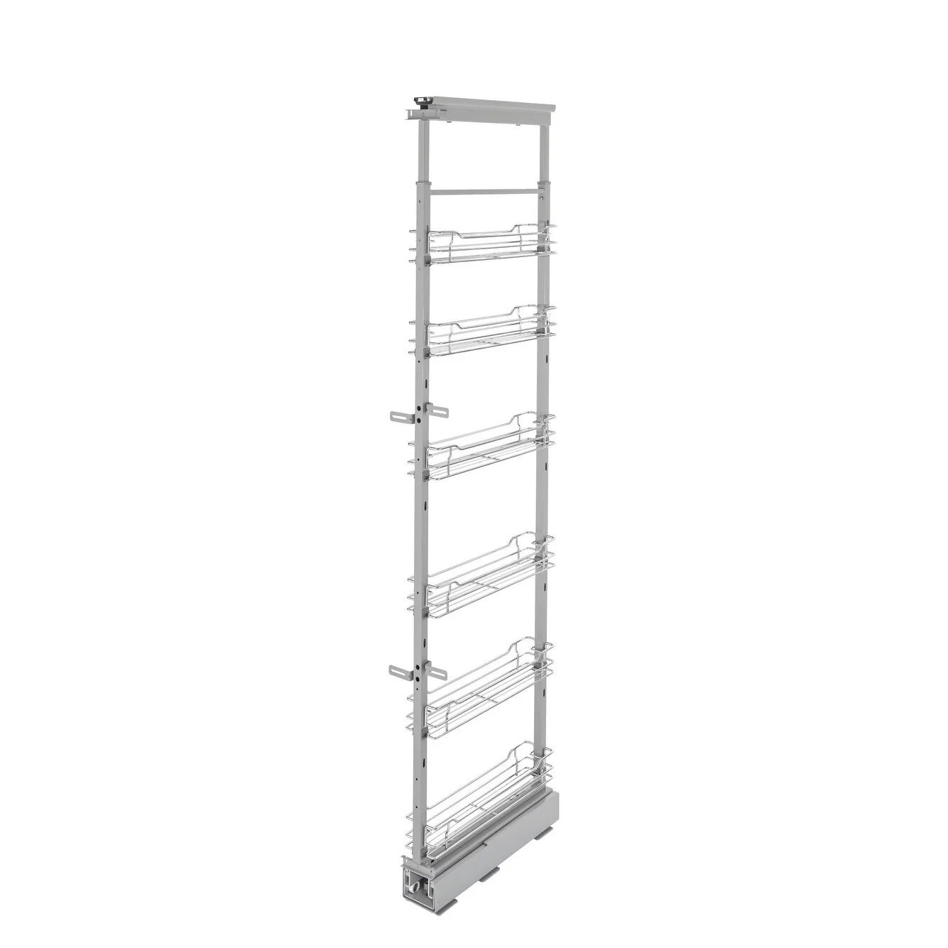 Rev-A-Shelf 5700 Series 74-81 Inch Adjustable Height Pull Out 6 Tier