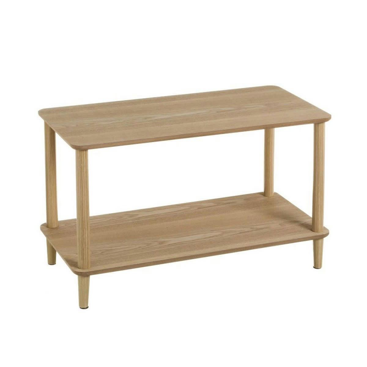 PIN - Table basse 2 plateaux bois pin et MDF