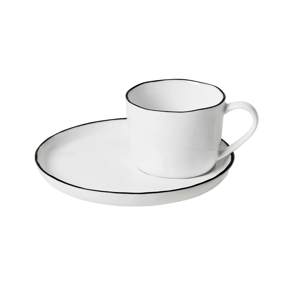 Broste Copenhagen - Salt Tasse mit Untertasse