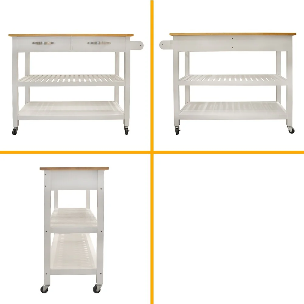 Kitchen Island & Kitchen Cart(no include stool)