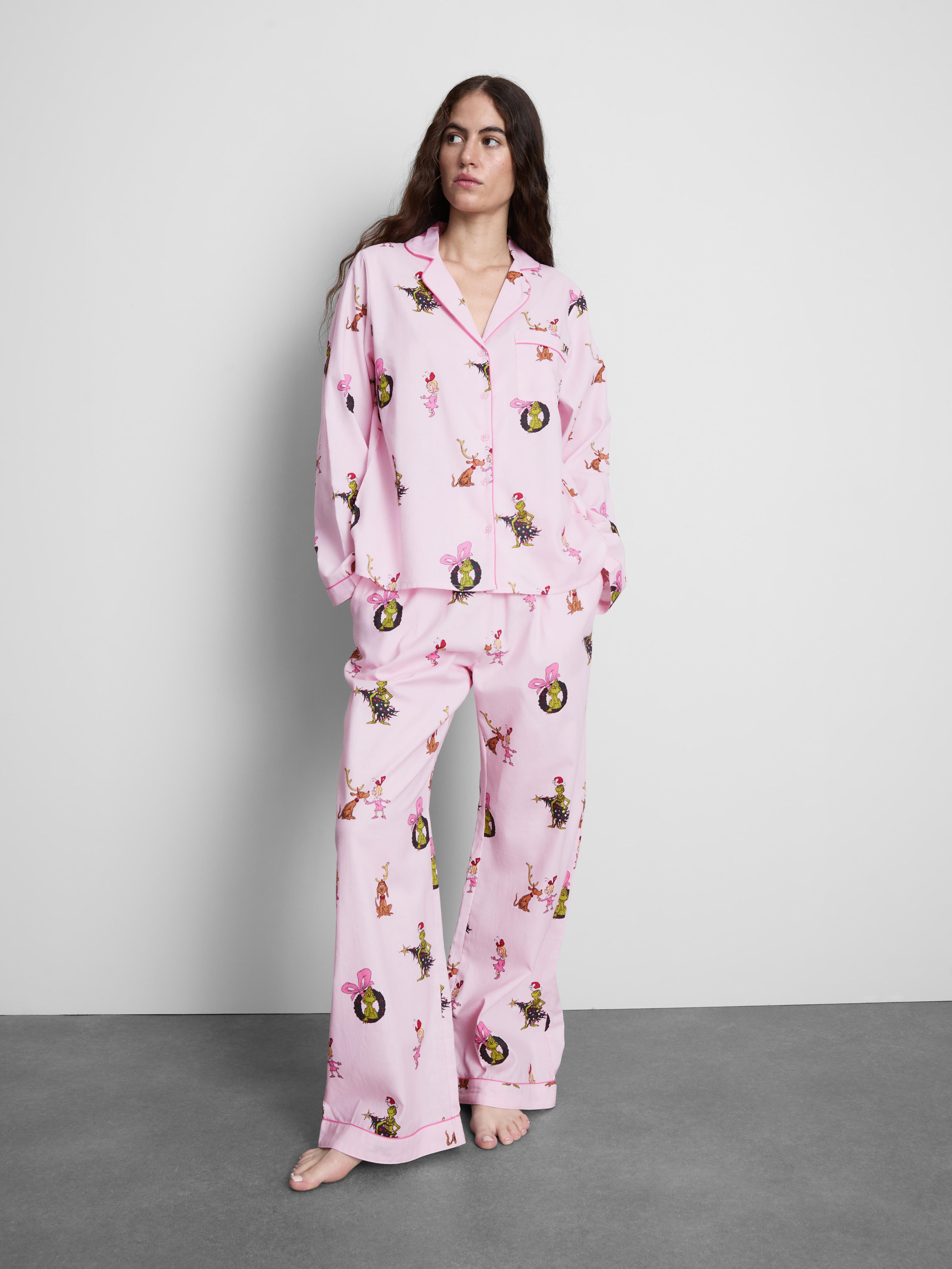 The Grinch Cotton Christmas Pajama Shirt