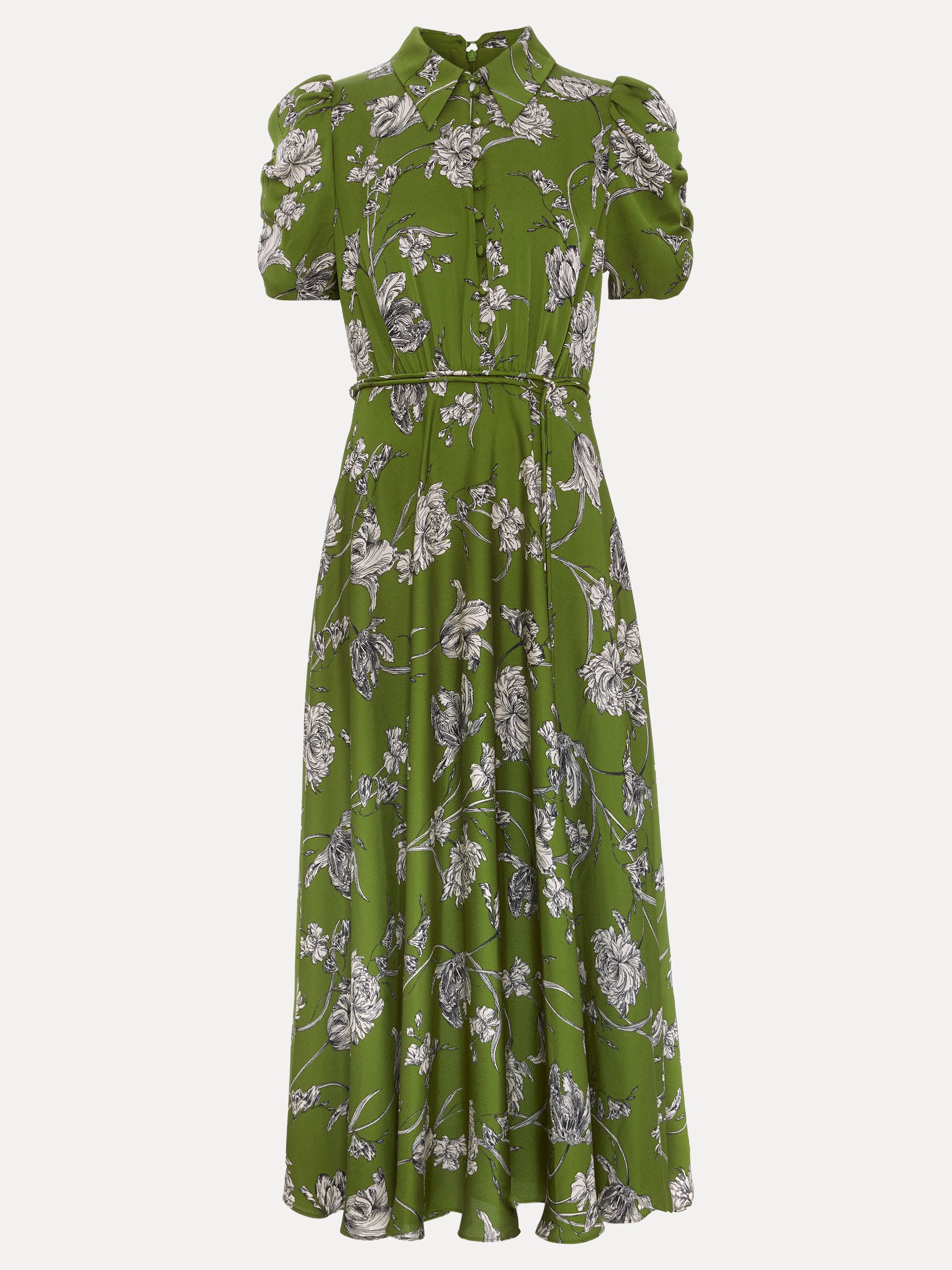 Phase Eight Bella Floral Print Pleat Dress