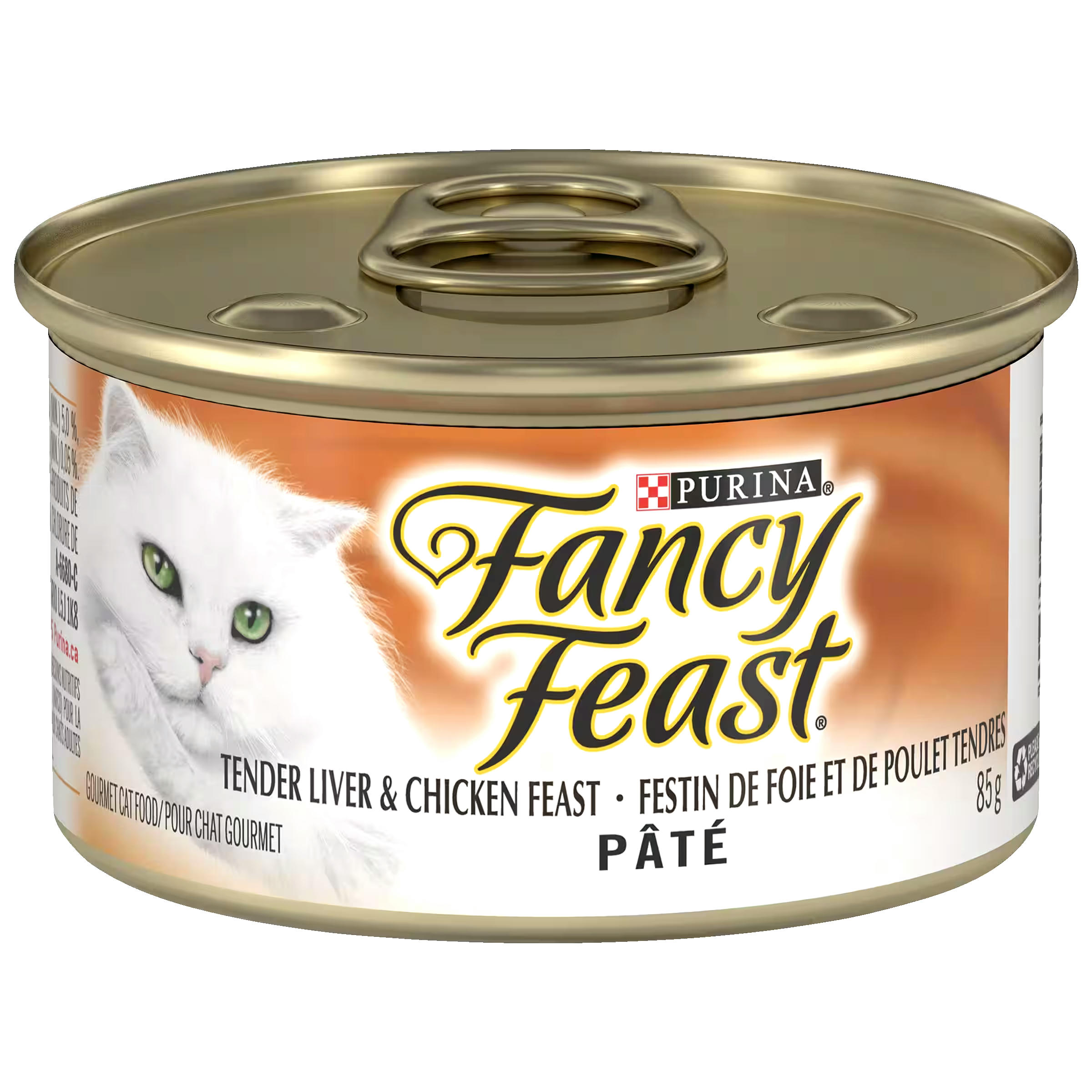 Purina® Fancy Feast® Cat Food, Tender  Liver and Chicken, for Cats of all Ages/Sizes, 85-g