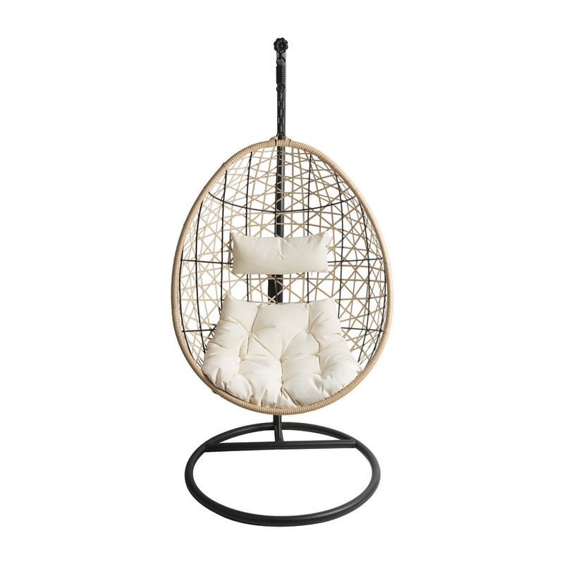 Hangstoel swing met standaard - naturel - &Oslash;104x200 cm