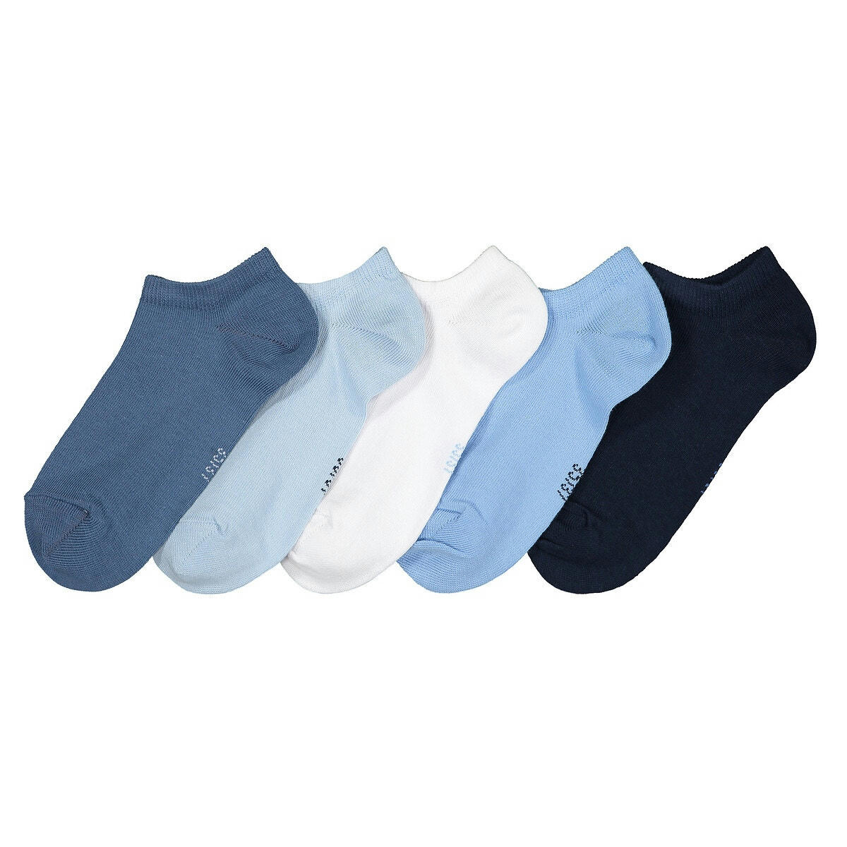 Lot de 5 paires de socquettes unies