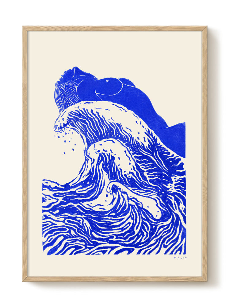 Maliv - Vague - PSTR studio Kunst Poster