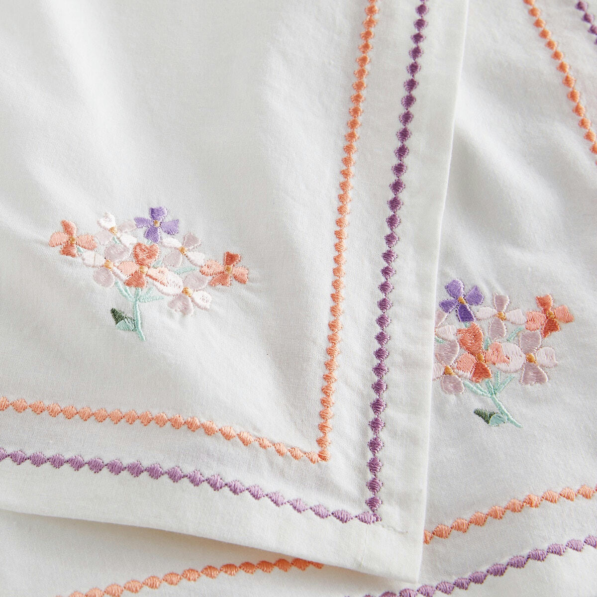 Lot de 2 serviettes de table coton lavé, Mellis