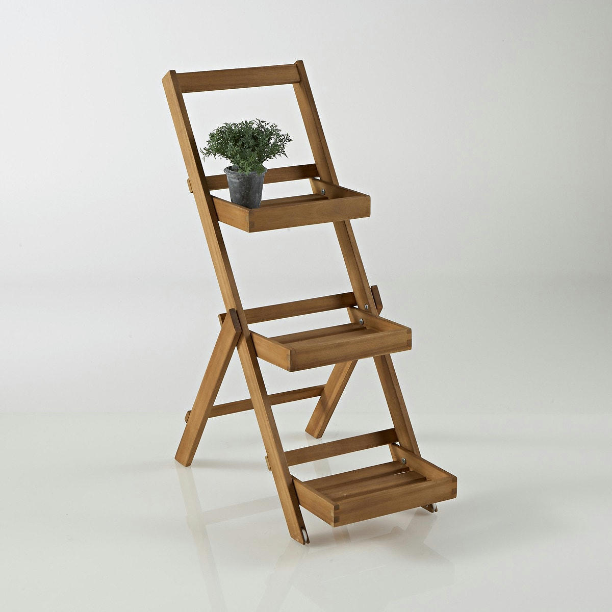 Etagère de jardin 3 niveaux, en acacia, Garden