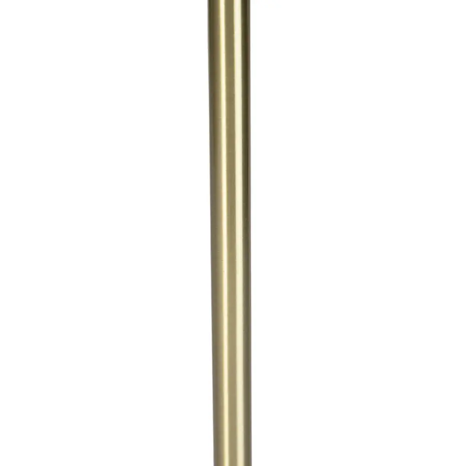 Qazqa vloerlamp simplo goudkleurig e27