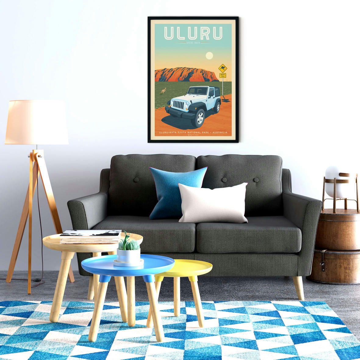 - Affiche Uluru  50x70 cm