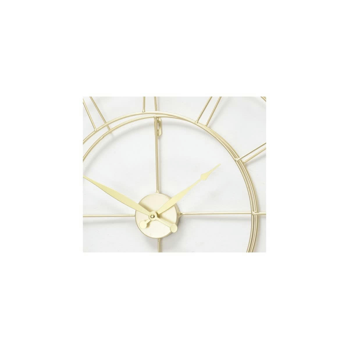 OR - Horloge murale ronde dorée D57
