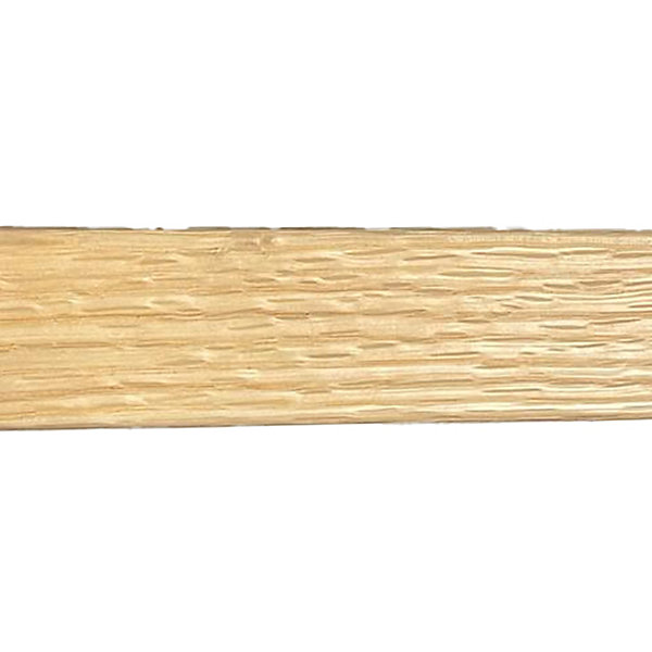 Barre de Seuil en Bois Chêne Massif Brut - 12x33x1200mm - Même Niveau