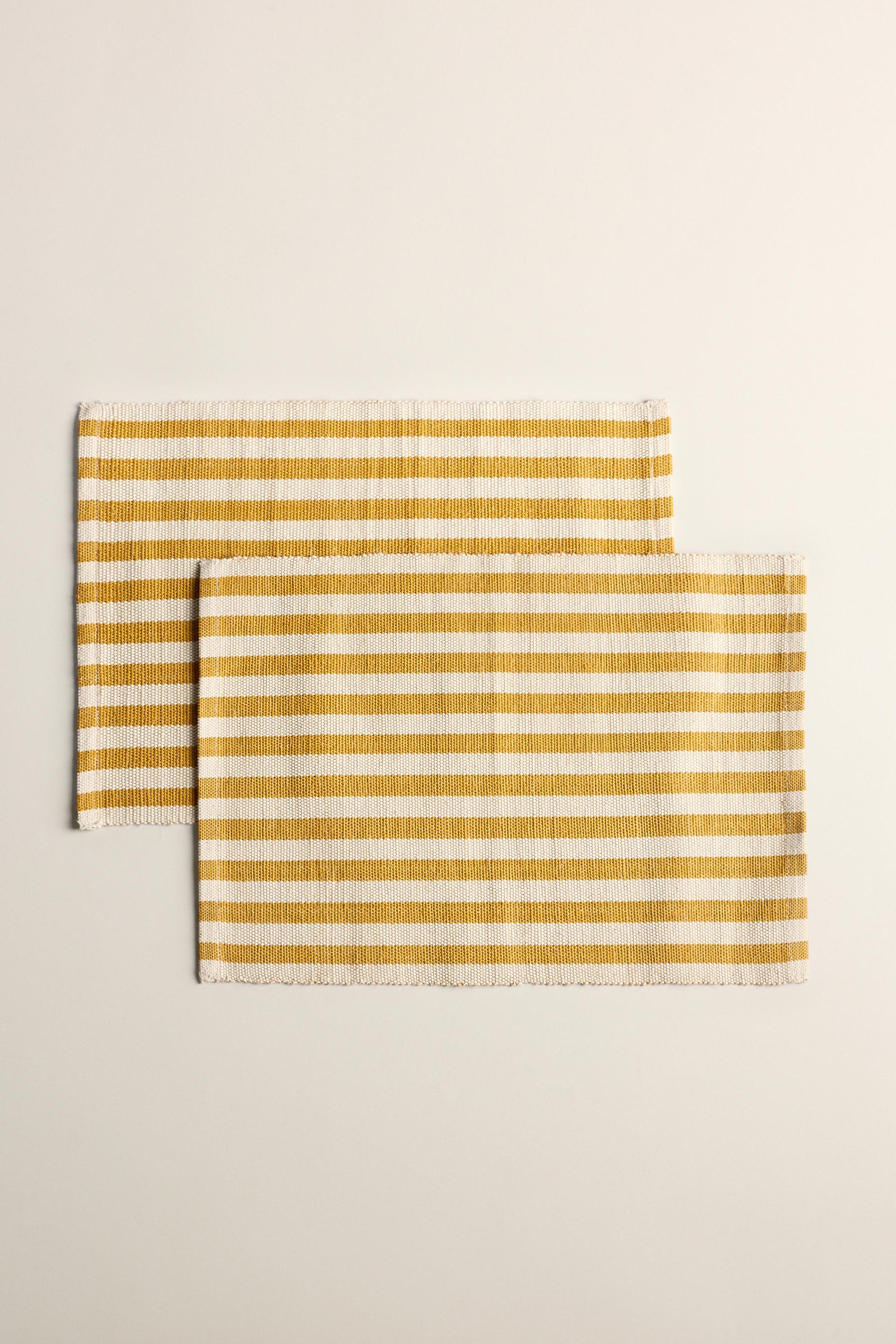 Salvamanteles rayas 50 x 35 cm (Pack 2)