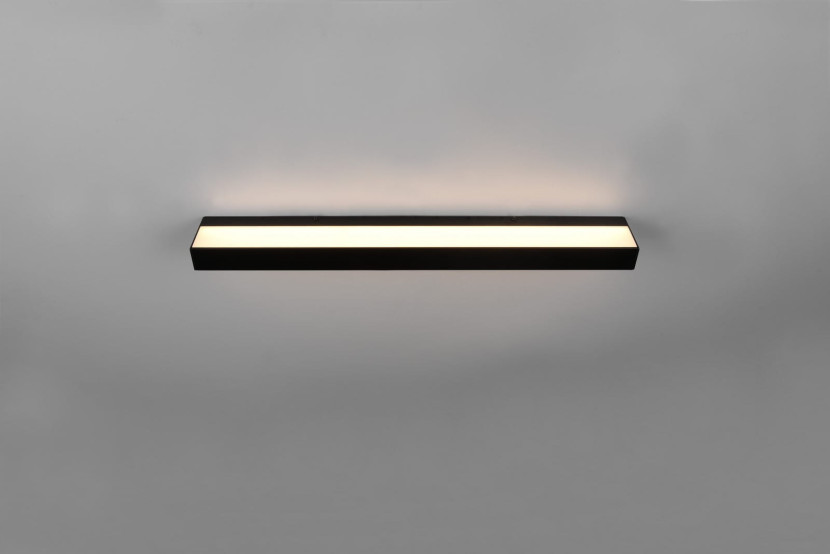 Kinkiet ROCCOczarno-biały LED 1x8W 800lm wym:3,6x60x60cm IP44 Trio