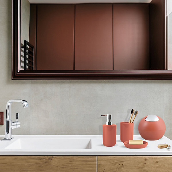 Gobelet pour salle de bains terracotta, Inagua Spirella