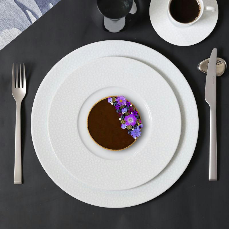 SIDE - Ménagère 24 couverts en Acier Inoxydable + PVD Gris