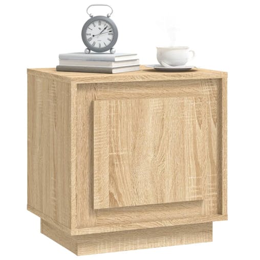 NNEVL Bedside Cabinets 2 pcs Sonoma Oak 44x35x45 cm Engineered Wood