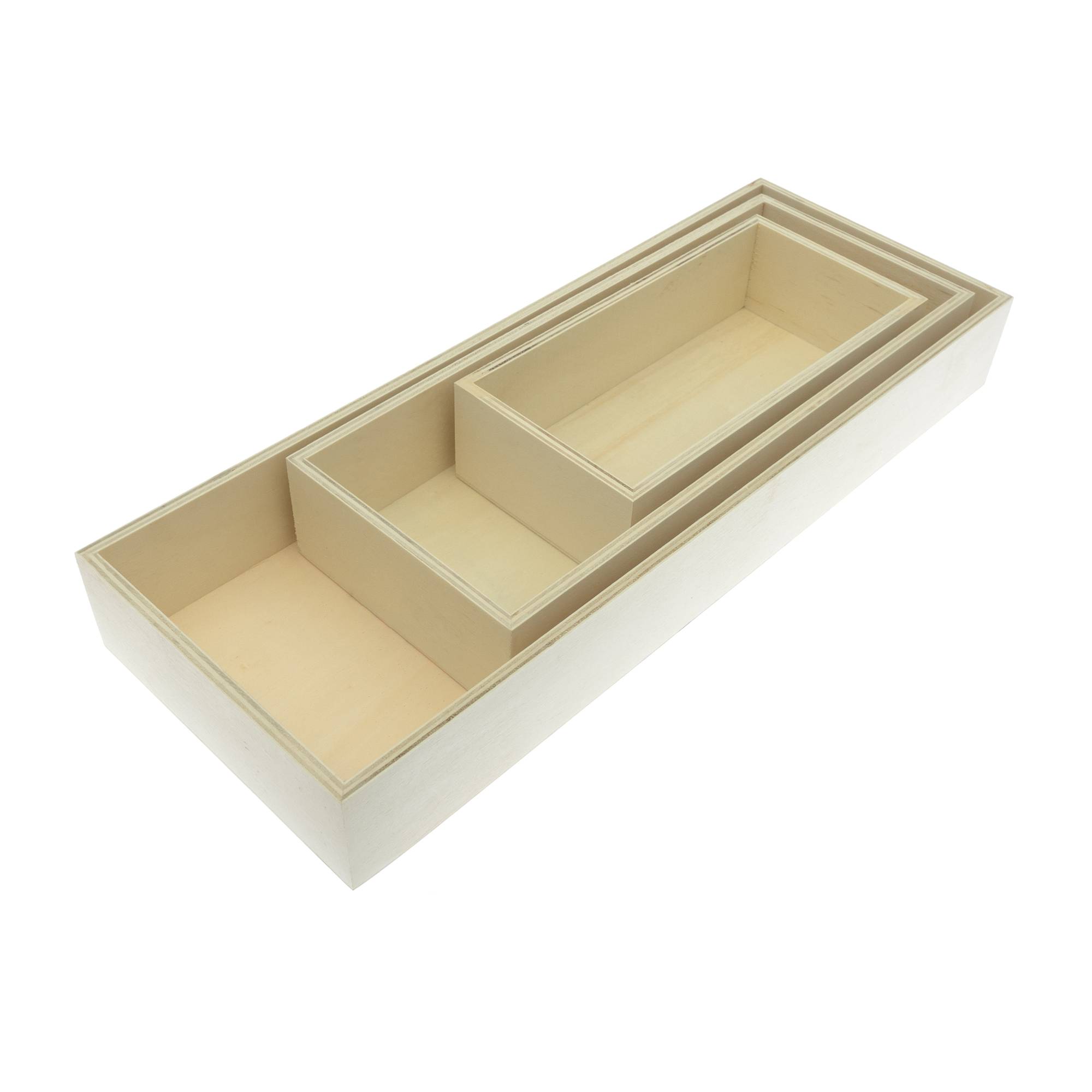 Wooden Trays 3 Pack