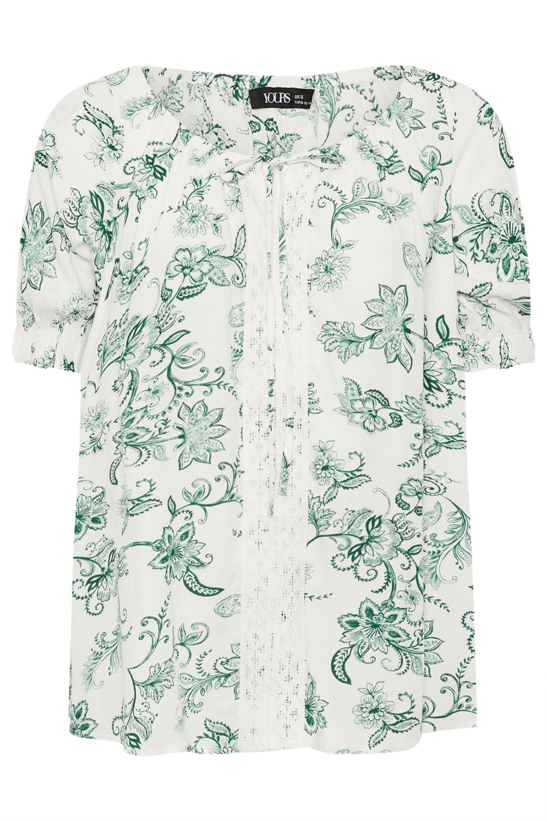 Yours Floral Crochet Top