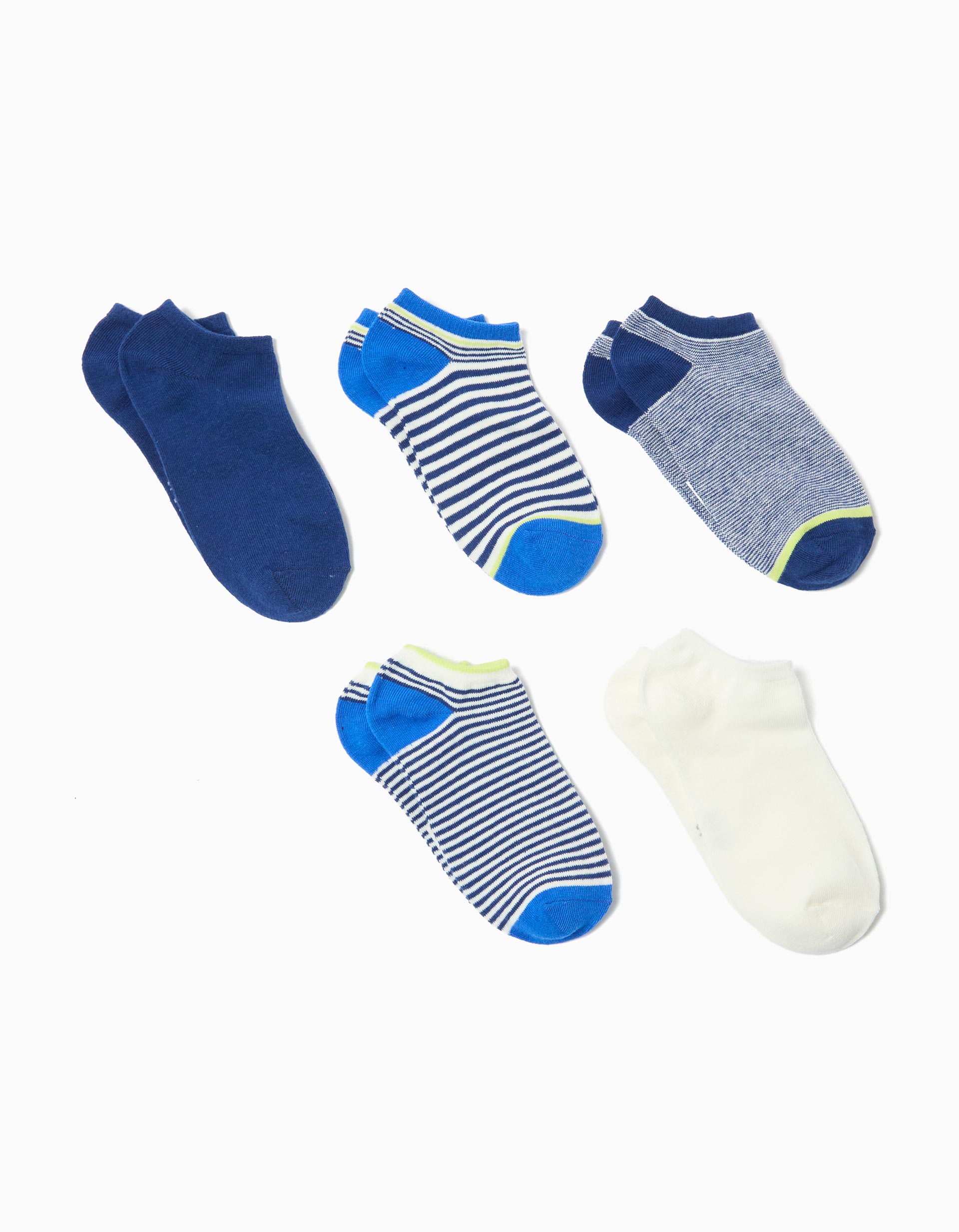 Pack 5 Pares de Meias, Menino, Multicor