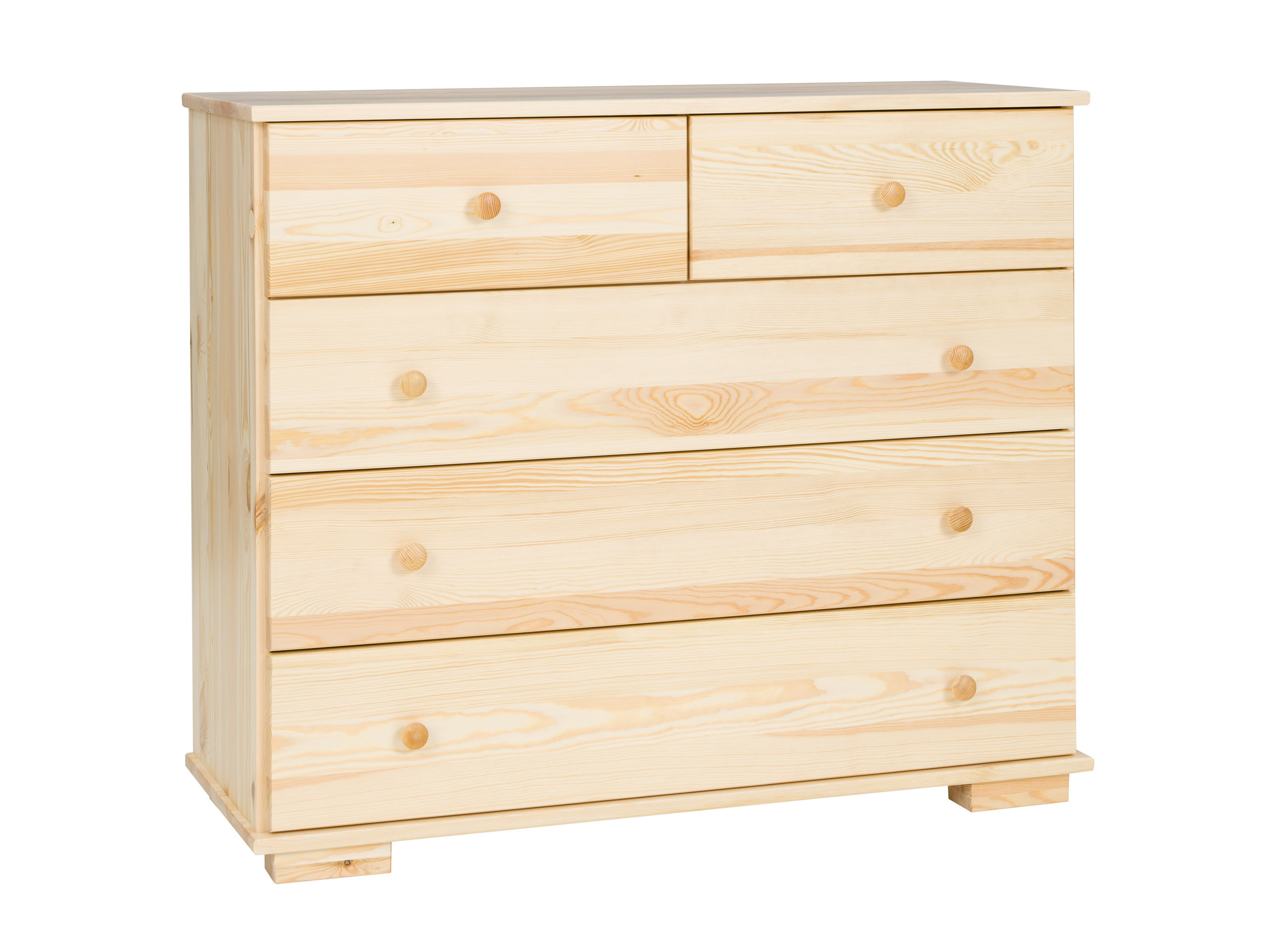 Komoda drewniana VII MODERN, kolor sosnowy