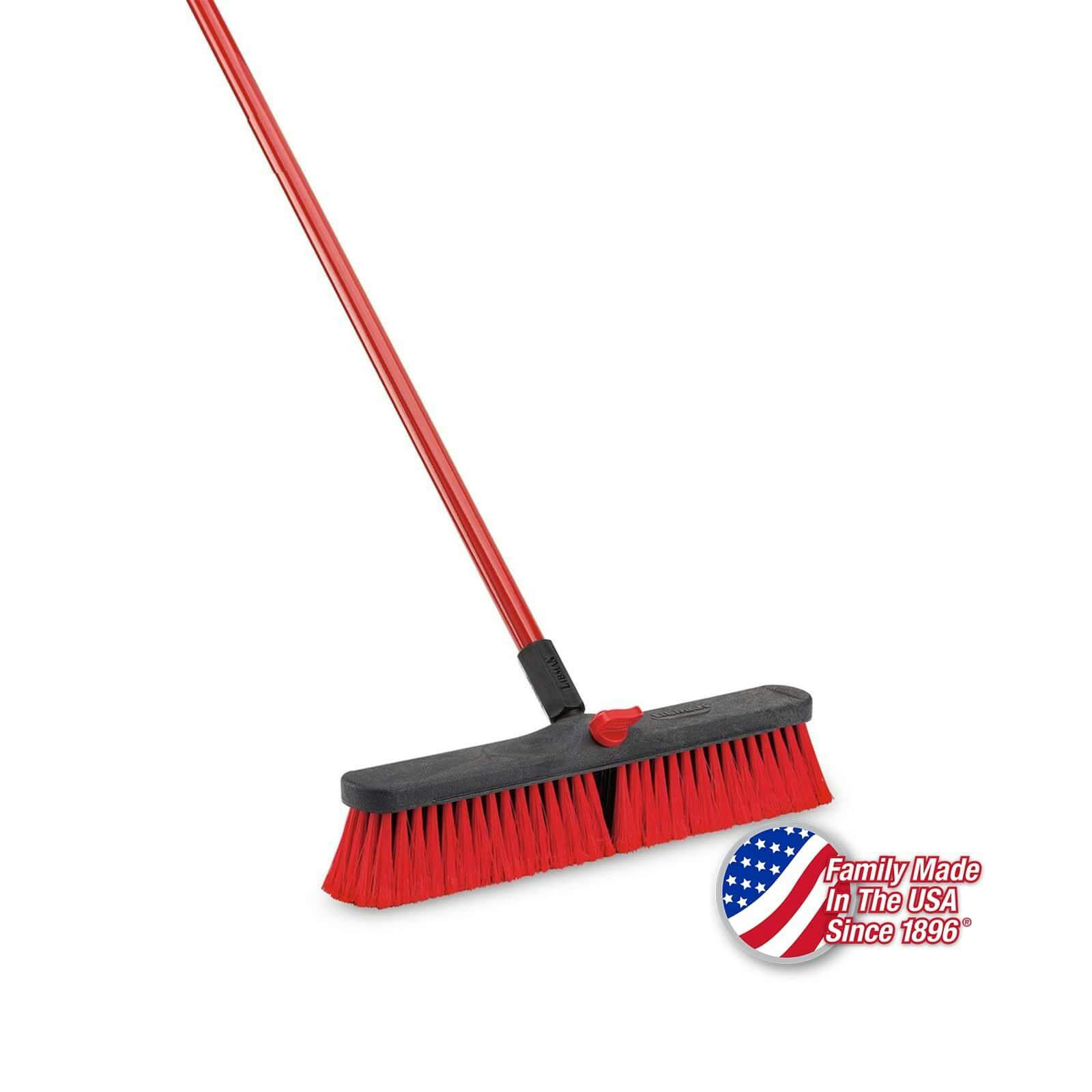 Libman Multi-Surface Push Broom, 18-in