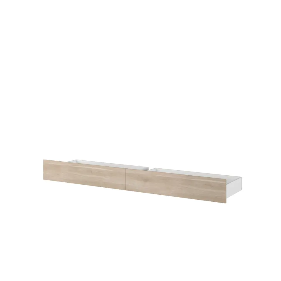 Opberglades Evi - eikenkleur (2 stuks)