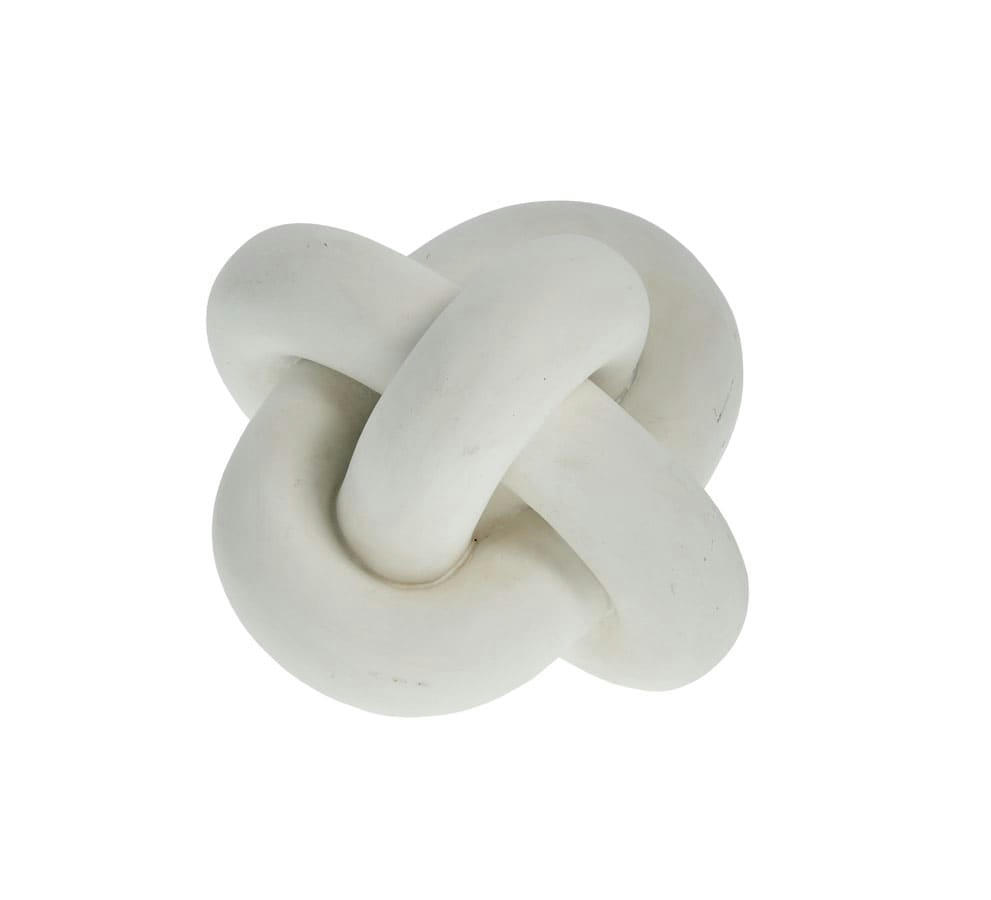 - Décoration en céramique blanche H13