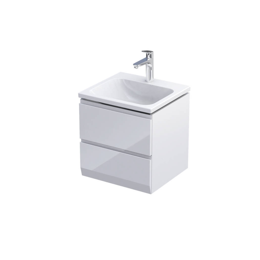 Oriso BRYLANT UNI Szafka podumywalkowa 50 cm biały połysk