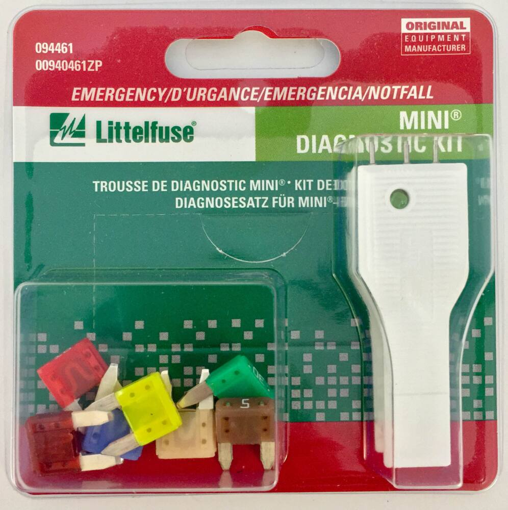 Littelfuse Emergency Mini Diagnostic Kit, 9-pc