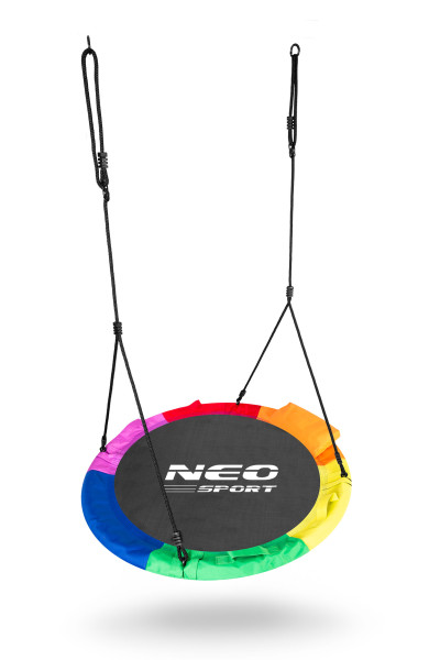 Huśtawka ogrodowa bocianie gniazdo 105 cm Neo-Sport Swingo   poduszka