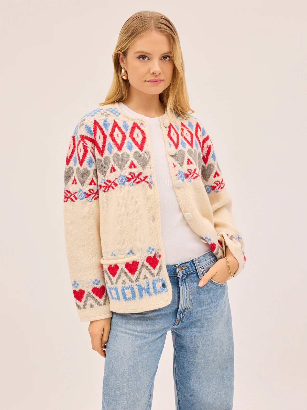 Pandora Fairisle Knit Cardigan