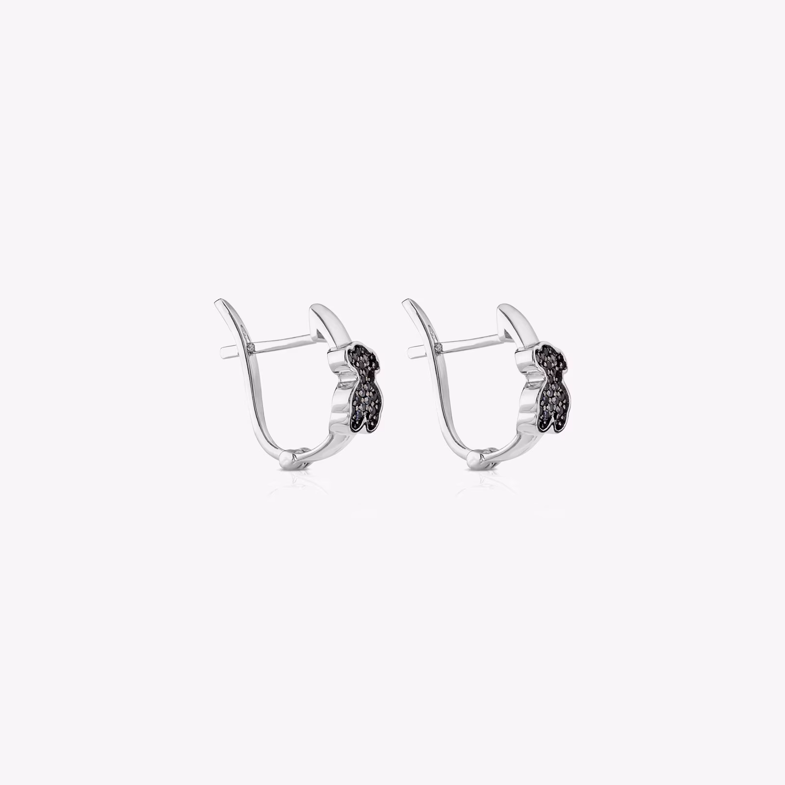 Pendientes de plata y espinelas Gen