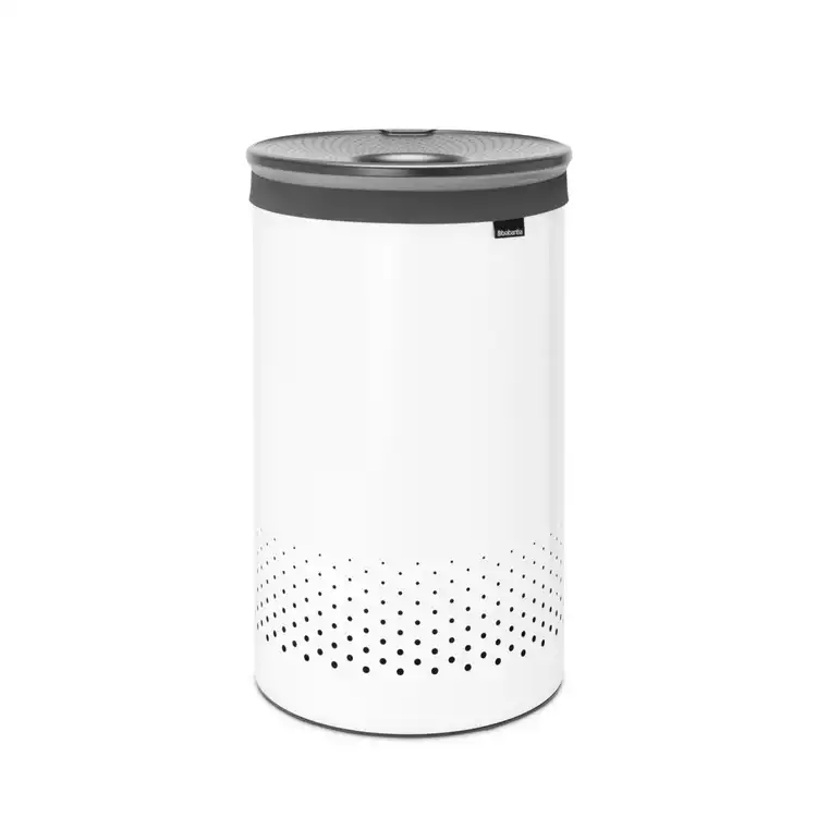 Brabantia 60 Litre Laundry Container Bin - White