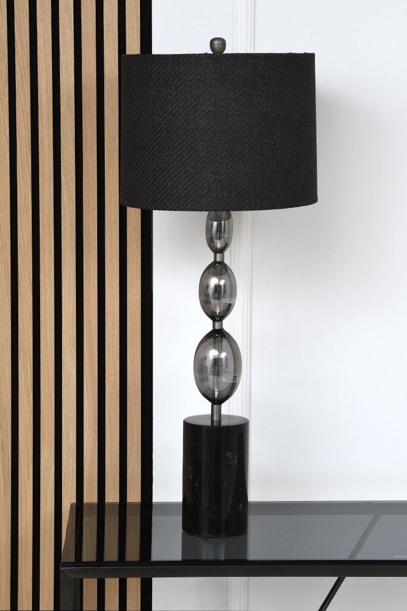 Lampa stołowa Arcade z abażurem 50x50x90 cm