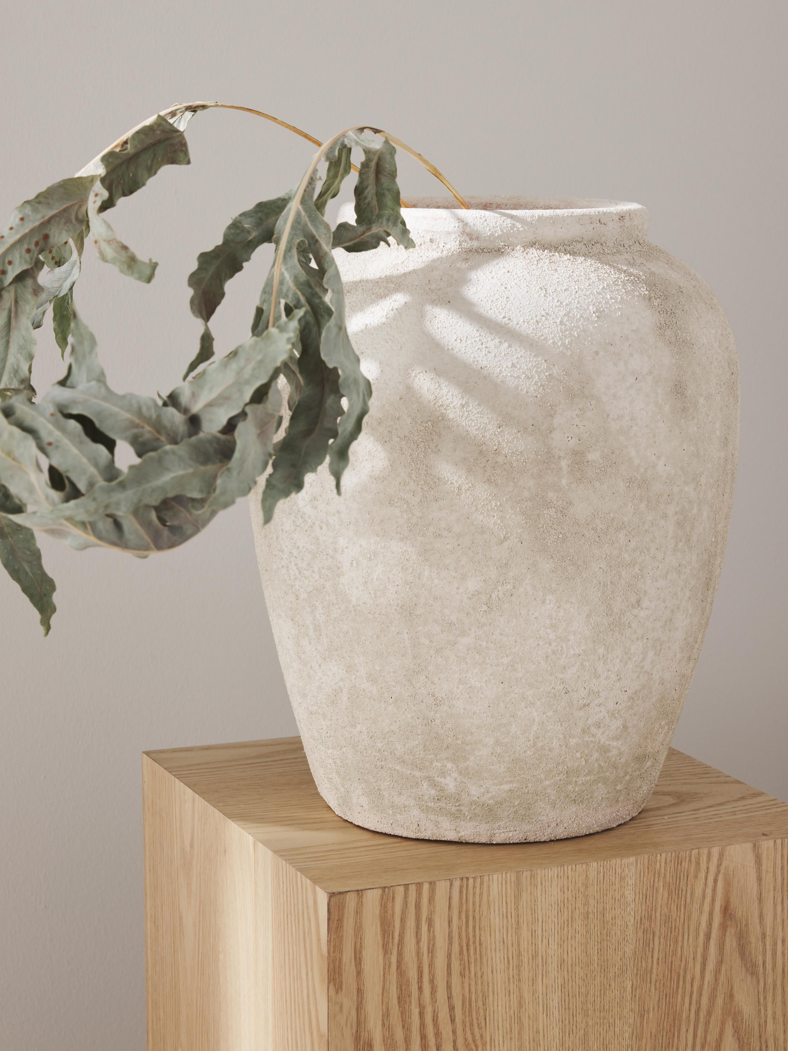 Vase Leana mit Sand-Finish, H 32 cm